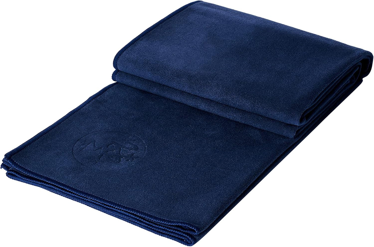 Yogitoes Hot Yoga Mat Towel - 71" | Moisture Activated Grip | Patented Silicone Nubs | Highly Absorbent, Durable & Easy Care | Made from Recycled Materials | 71 x 24 Inches | Midnight