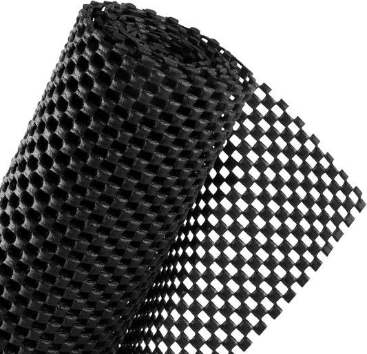 Non Slip Rug Pad Gripper 2 x 5 Feet Extra Thick Pads Carpet Pads for Area Rugs Keep Your Rugs Safe and in Place on Hardwood Floor (Black)