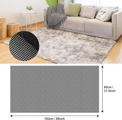 Non Slip Rug Pad Gripper 2 x 5 Feet Extra Thick Pads Carpet Pads for Area Rugs Keep Your Rugs Safe and in Place on Hardwood Floor (Black)