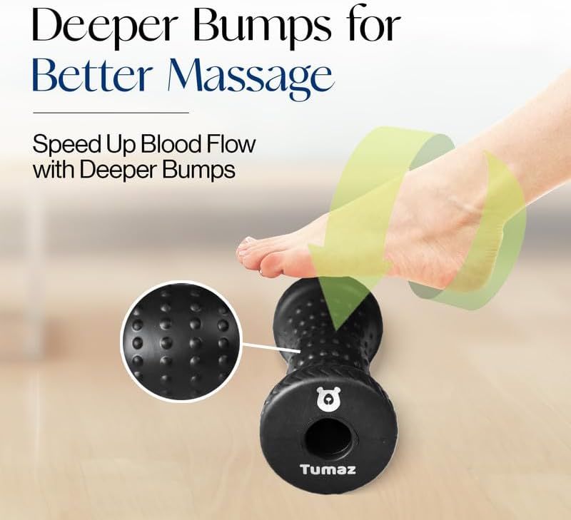 Foot Roller & Massage Ball 3-in-1 Set | Foot Roller, Spiky & Lacrosse Balls | Ergonomic Design | Deep Tissue Massage | Foot Relaxation & Recovery