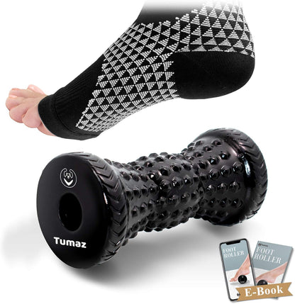 Foot Roller & Massage Ball 3-in-1 Set | Foot Roller, Spiky & Lacrosse Balls | Ergonomic Design | Deep Tissue Massage | Foot Relaxation & Recovery