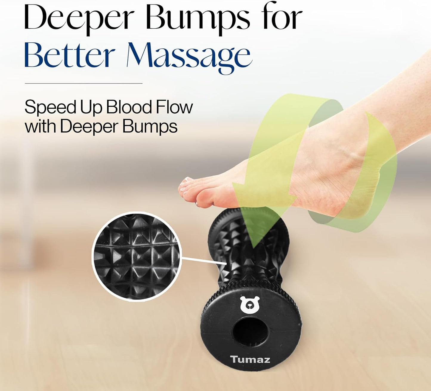 Foot Roller & Massage Ball 3-in-1 Set | Foot Roller, Spiky & Lacrosse Balls | Ergonomic Design | Deep Tissue Massage | Foot Relaxation & Recovery