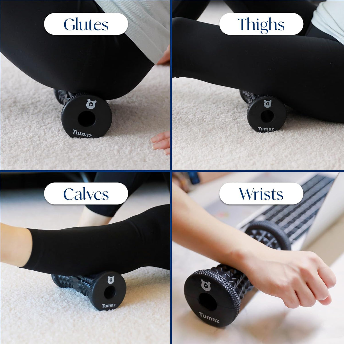 Foot Roller & Massage Ball 3-in-1 Set | Foot Roller, Spiky & Lacrosse Balls | Ergonomic Design | Deep Tissue Massage | Foot Relaxation & Recovery