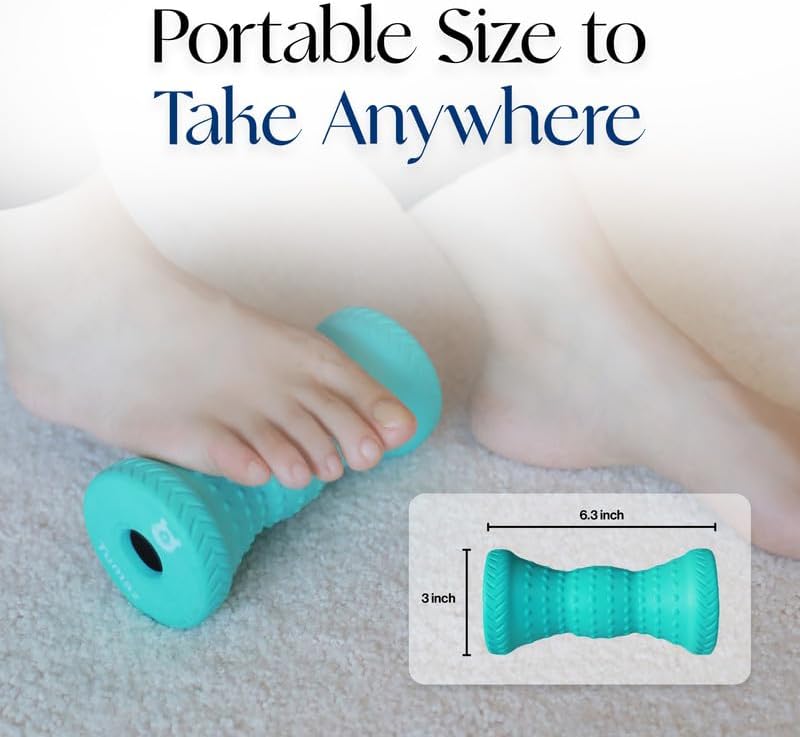 Foot Roller & Massage Ball 3-in-1 Set | Foot Roller, Spiky & Lacrosse Balls | Ergonomic Design | Deep Tissue Massage | Foot Relaxation & Recovery