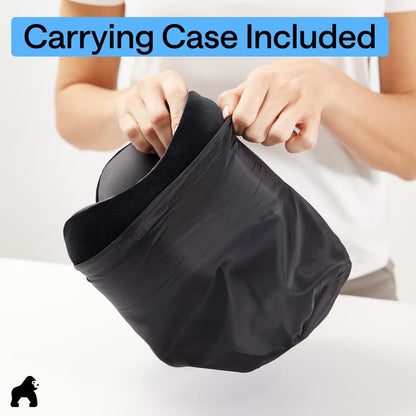 Travel Neck Pillow for Airplanes, Travel Essentials, Black