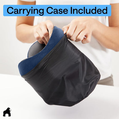 Travel Neck Pillow for Airplanes, Travel Essentials, Black
