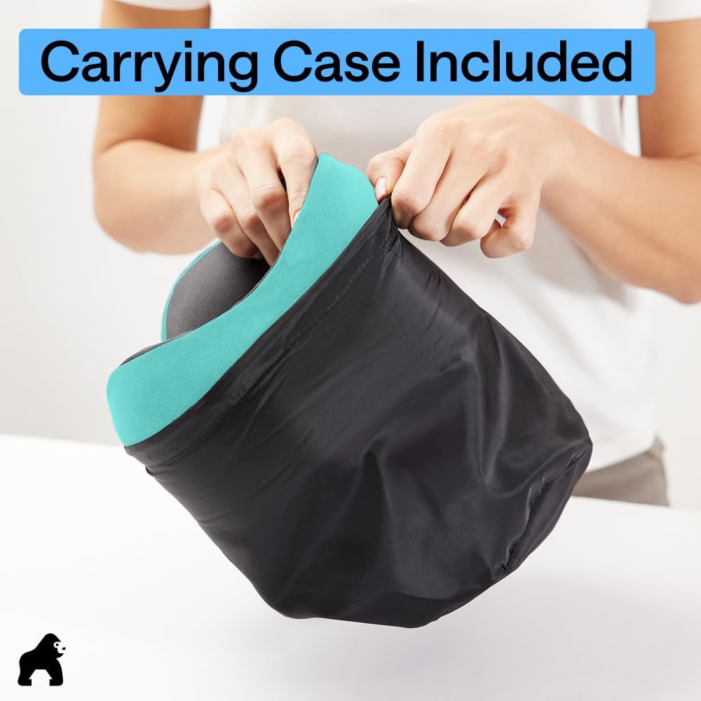 Travel Neck Pillow for Airplanes, Travel Essentials, Black