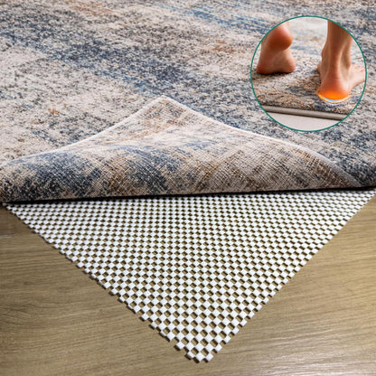 Non Slip Rug Pad Gripper 2 x 3 Feet Extra Thick Carpet Pads, Anti Carpet Rug Mats for Area Rugs and Hardwood Floors, Keep Area Rugs Safe and in Place