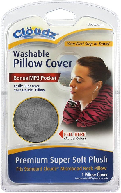 Cloudz Washable Travel Neck Pillow Cover - Blue