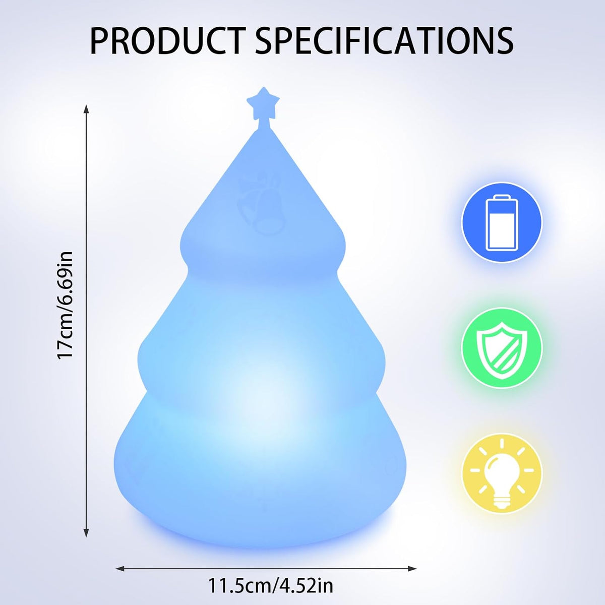 Breathing lamp Guided,3 Color 478s,Visual Meditation Light for Stress Relief