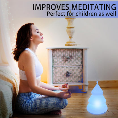 Breathing lamp Guided,3 Color 478s,Visual Meditation Light for Stress Relief