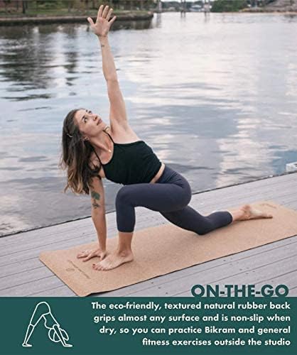Sweat Proof Durable Cork Yoga Mat Thick Non Slip Exercise Mat for Home Workout
