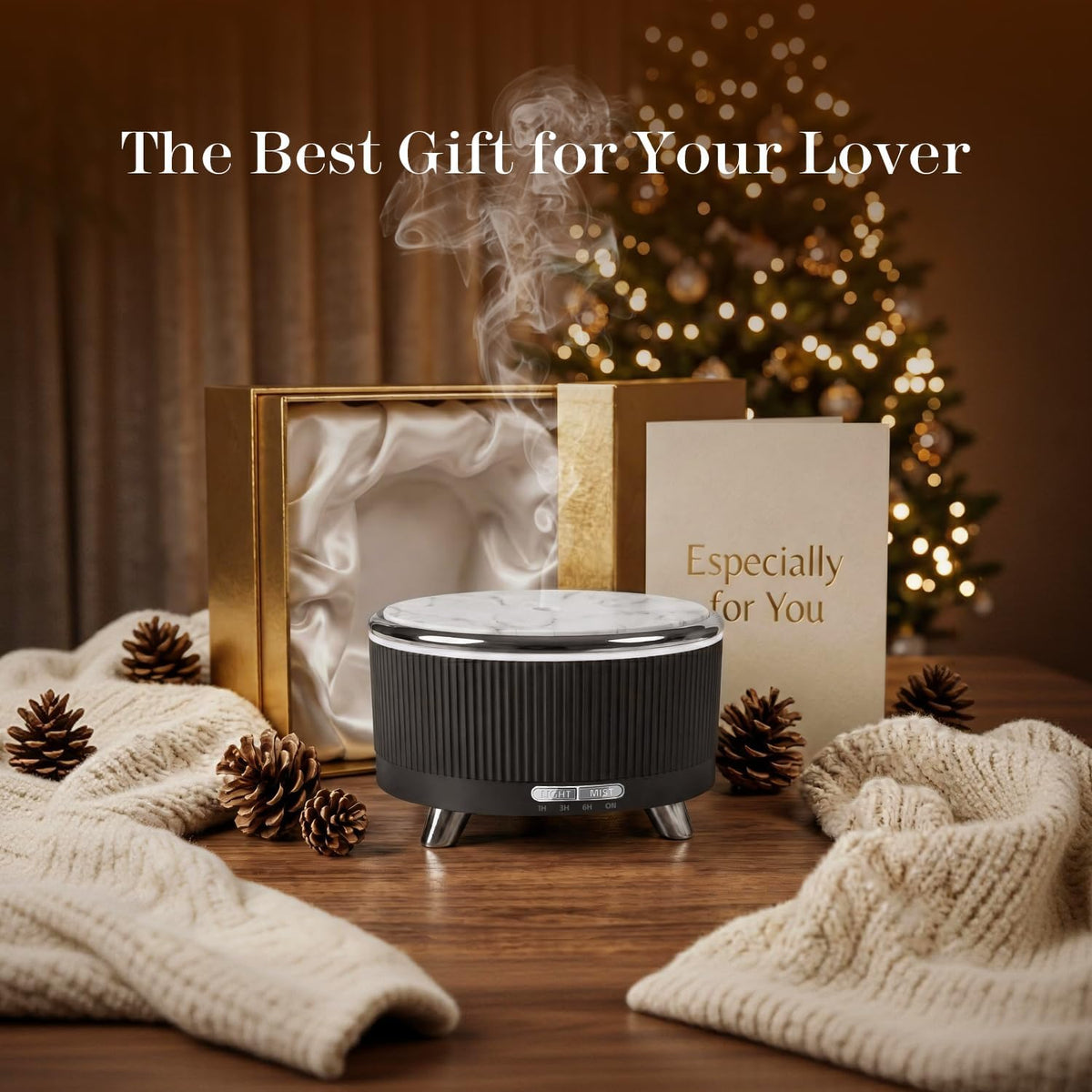 20-Hour Long-Lasting Aromatherapy, 500ML Essential Oil Diffuser