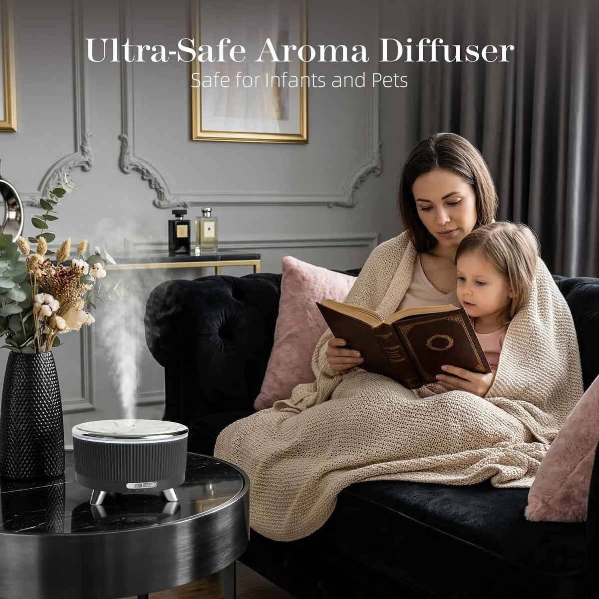 20-Hour Long-Lasting Aromatherapy, 500ML Essential Oil Diffuser