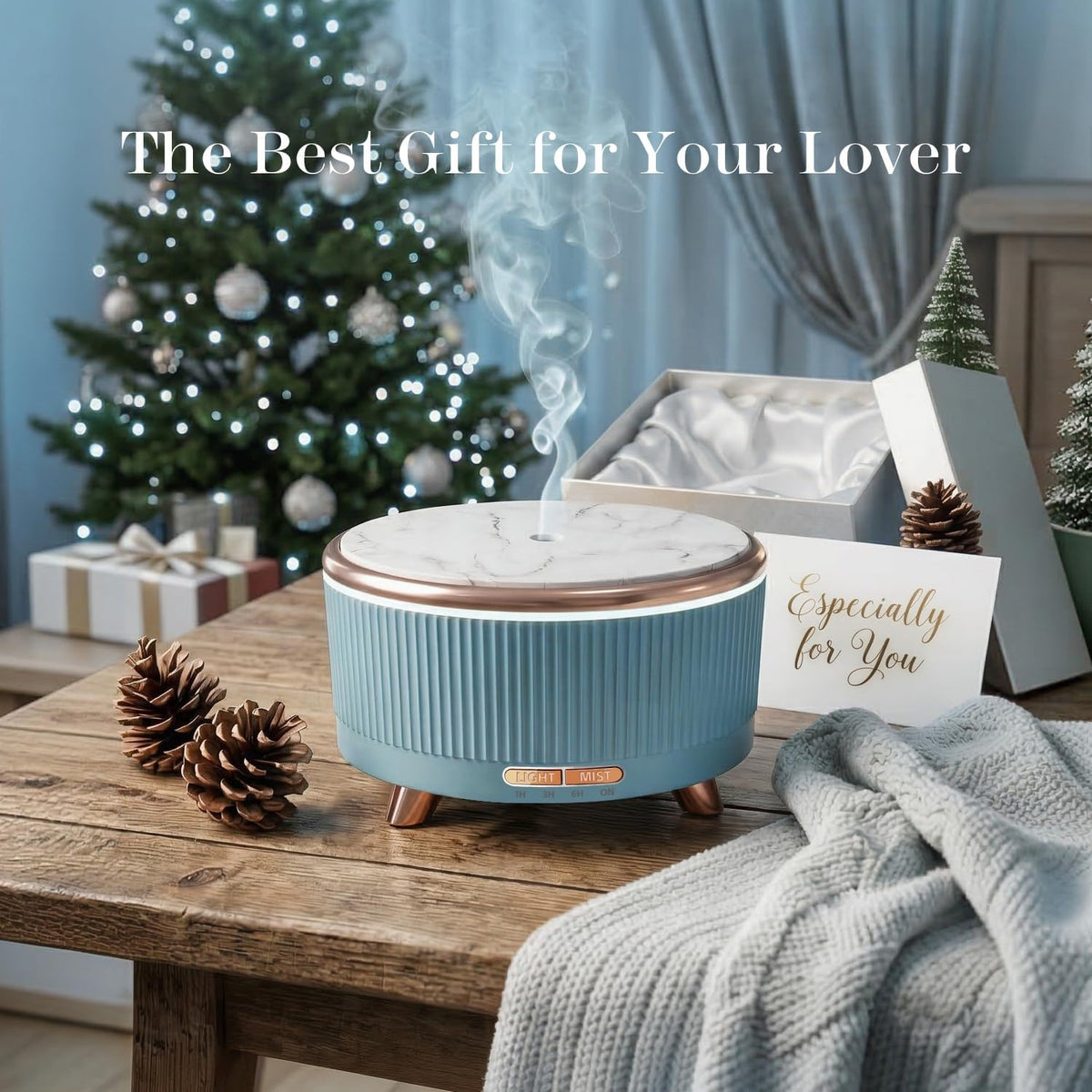 20-Hour Long-Lasting Aromatherapy, 500ML Essential Oil Diffuser
