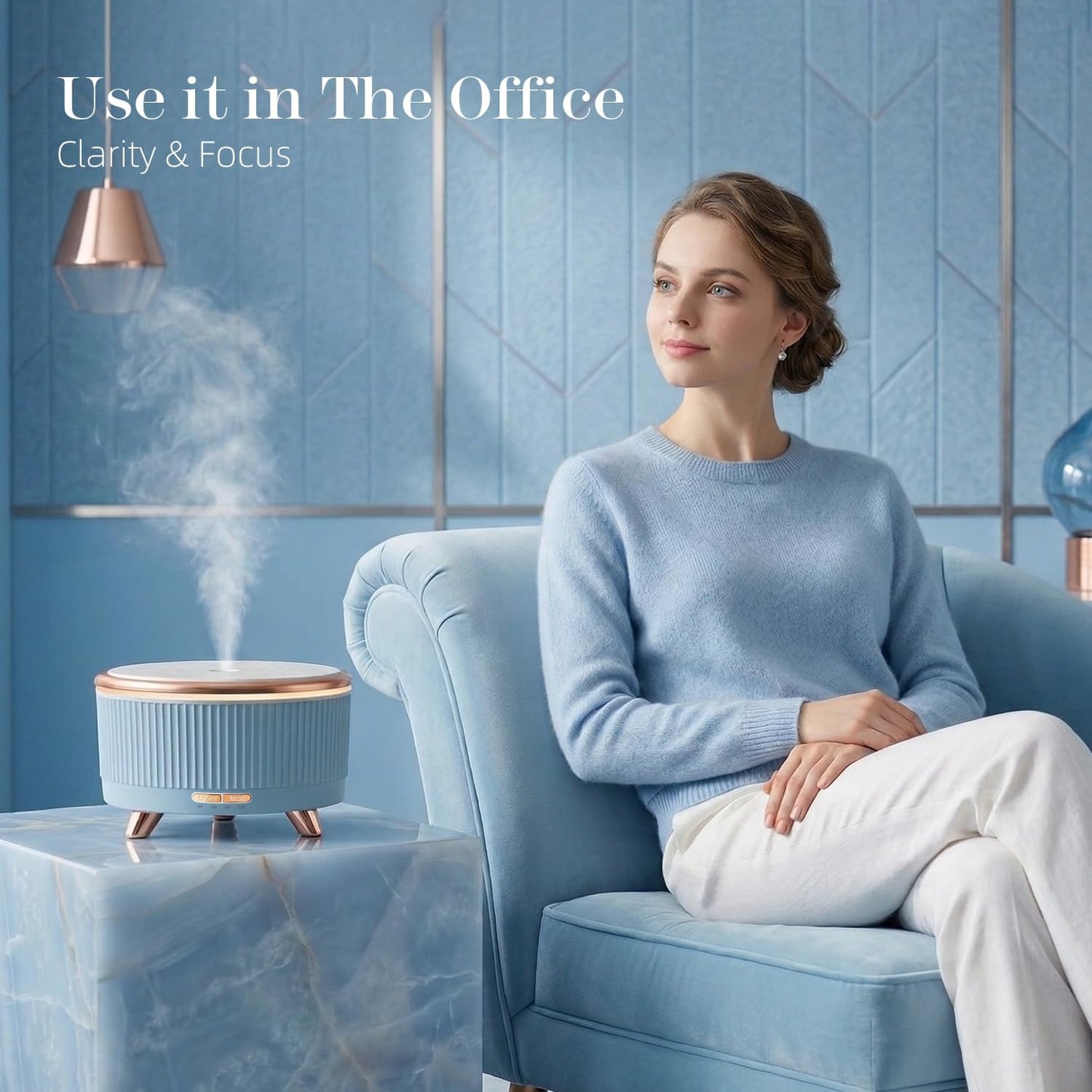 20-Hour Long-Lasting Aromatherapy, 500ML Essential Oil Diffuser