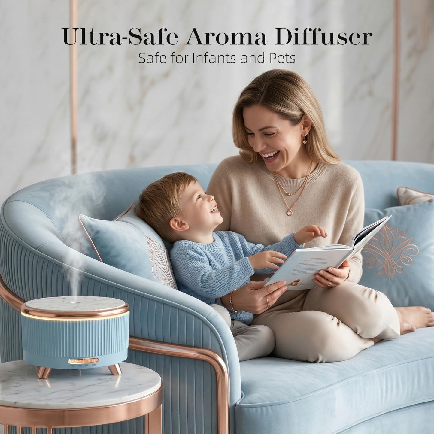 20-Hour Long-Lasting Aromatherapy, 500ML Essential Oil Diffuser