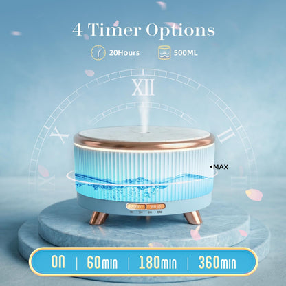 20-Hour Long-Lasting Aromatherapy, 500ML Essential Oil Diffuser
