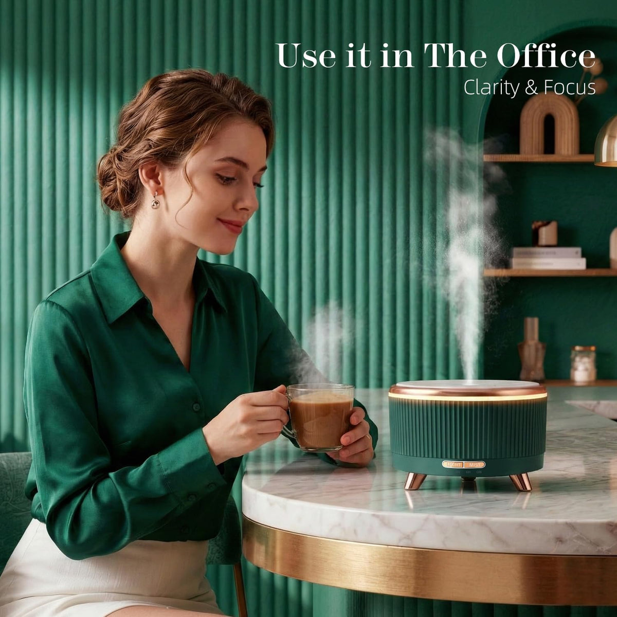 20-Hour Long-Lasting Aromatherapy, 500ML Essential Oil Diffuser