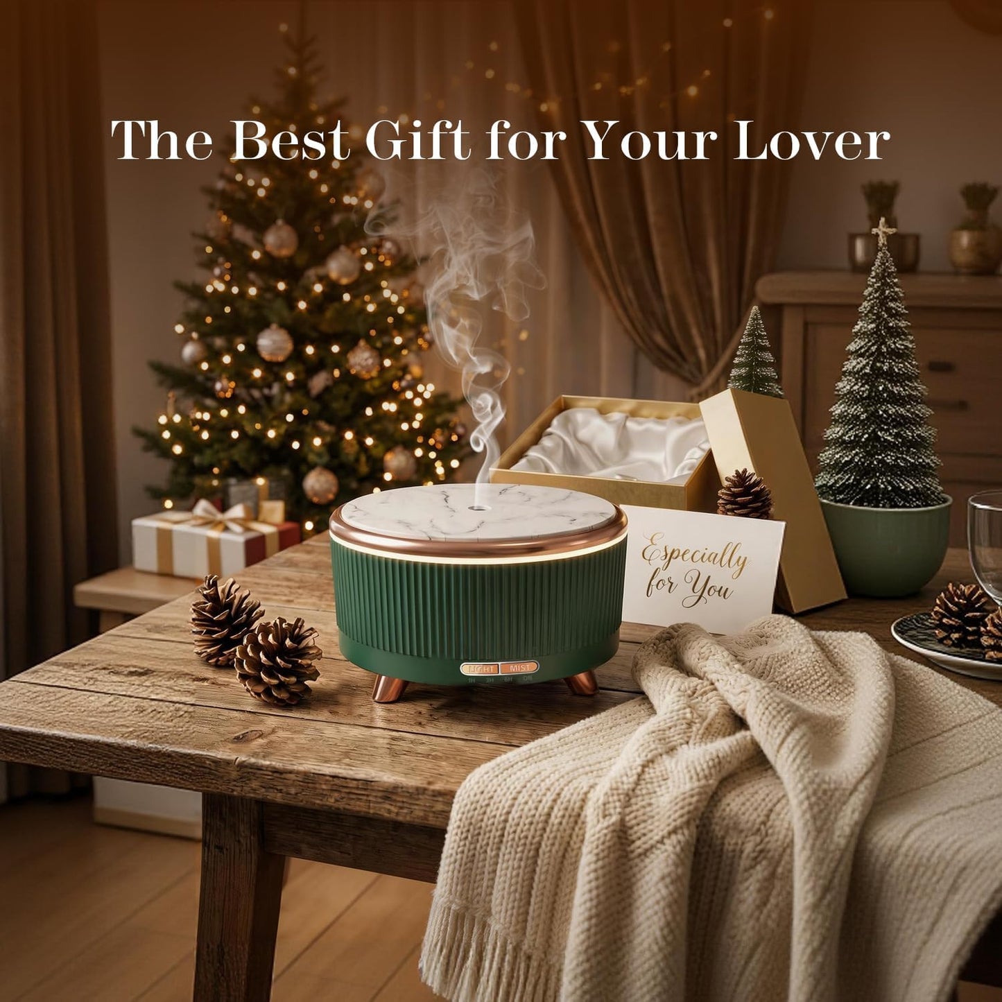 20-Hour Long-Lasting Aromatherapy, 500ML Essential Oil Diffuser