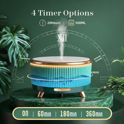 20-Hour Long-Lasting Aromatherapy, 500ML Essential Oil Diffuser