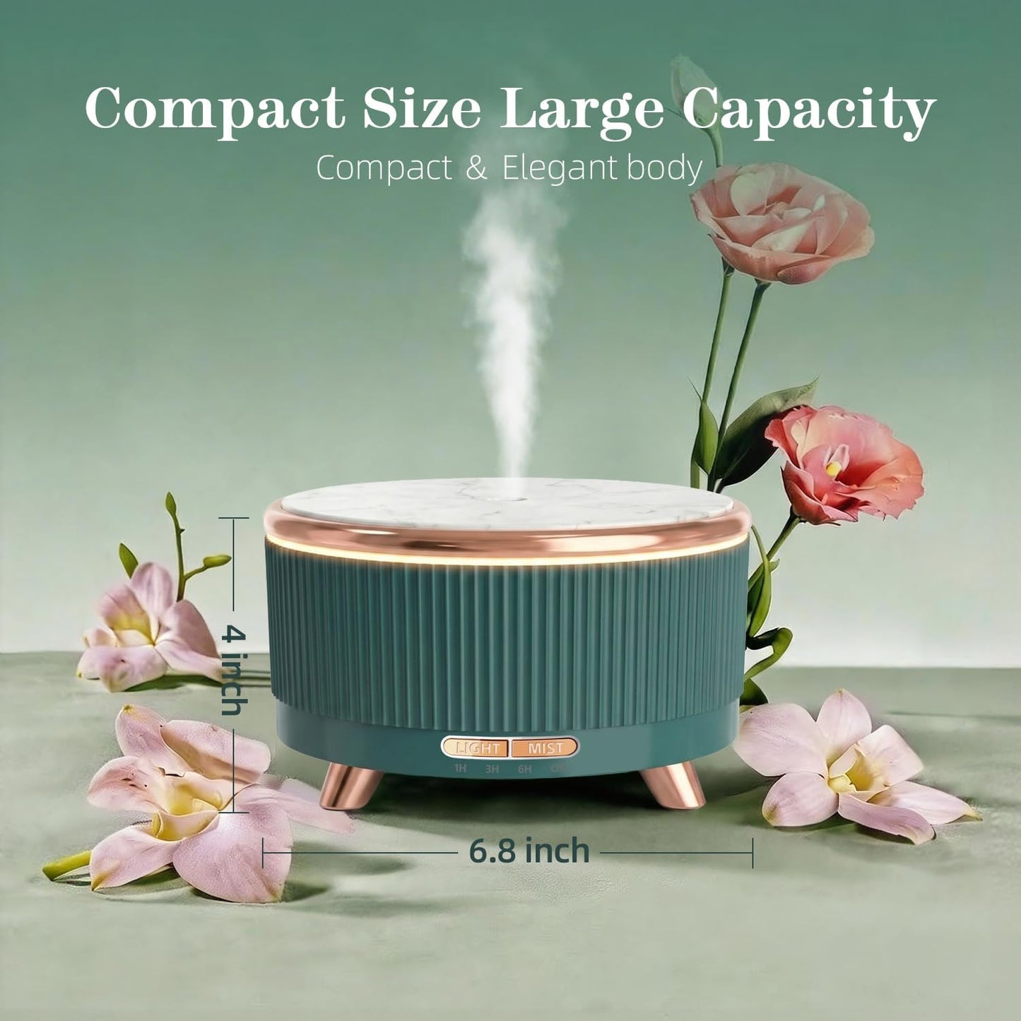 20-Hour Long-Lasting Aromatherapy, 500ML Essential Oil Diffuser