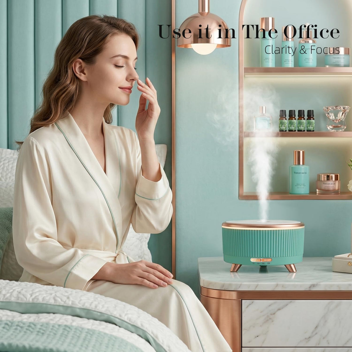 20-Hour Long-Lasting Aromatherapy, 500ML Essential Oil Diffuser