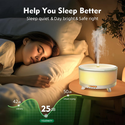 20-Hour Long-Lasting Aromatherapy, 500ML Essential Oil Diffuser