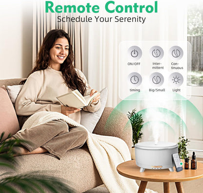 20-Hour Long-Lasting Aromatherapy, 500ML Essential Oil Diffuser