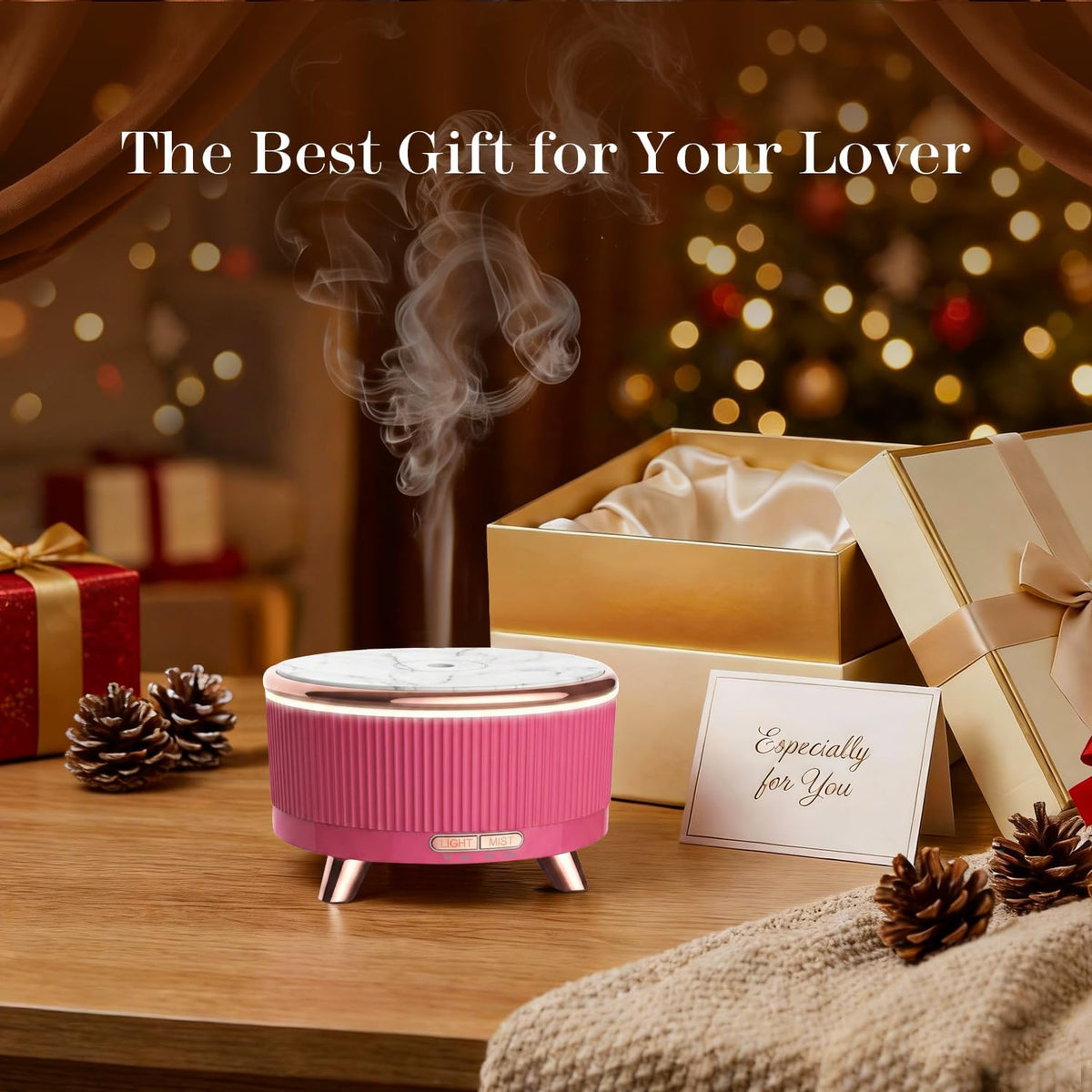 20-Hour Long-Lasting Aromatherapy, 500ML Essential Oil Diffuser