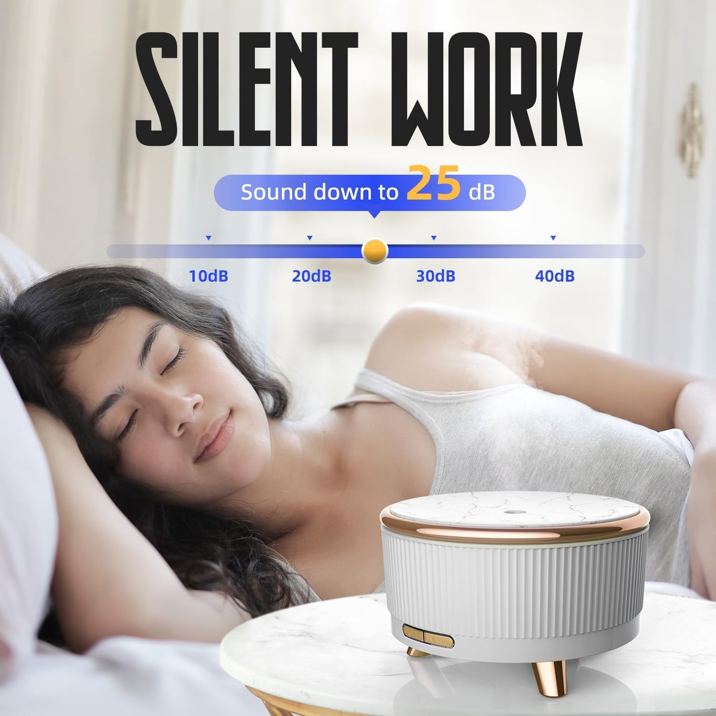 20-Hour Long-Lasting Aromatherapy, 500ML Essential Oil Diffuser