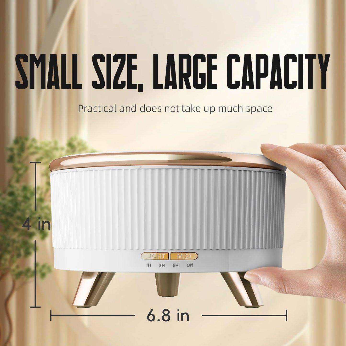 20-Hour Long-Lasting Aromatherapy, 500ML Essential Oil Diffuser