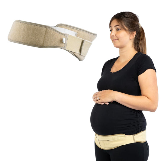 Maternity SI-LOC Support Belt – Comfortable Compression Pelvic Support Belt For Pregnancy and Postpartum SI Joint Belts for Women, Made in the USA – Small/Medium