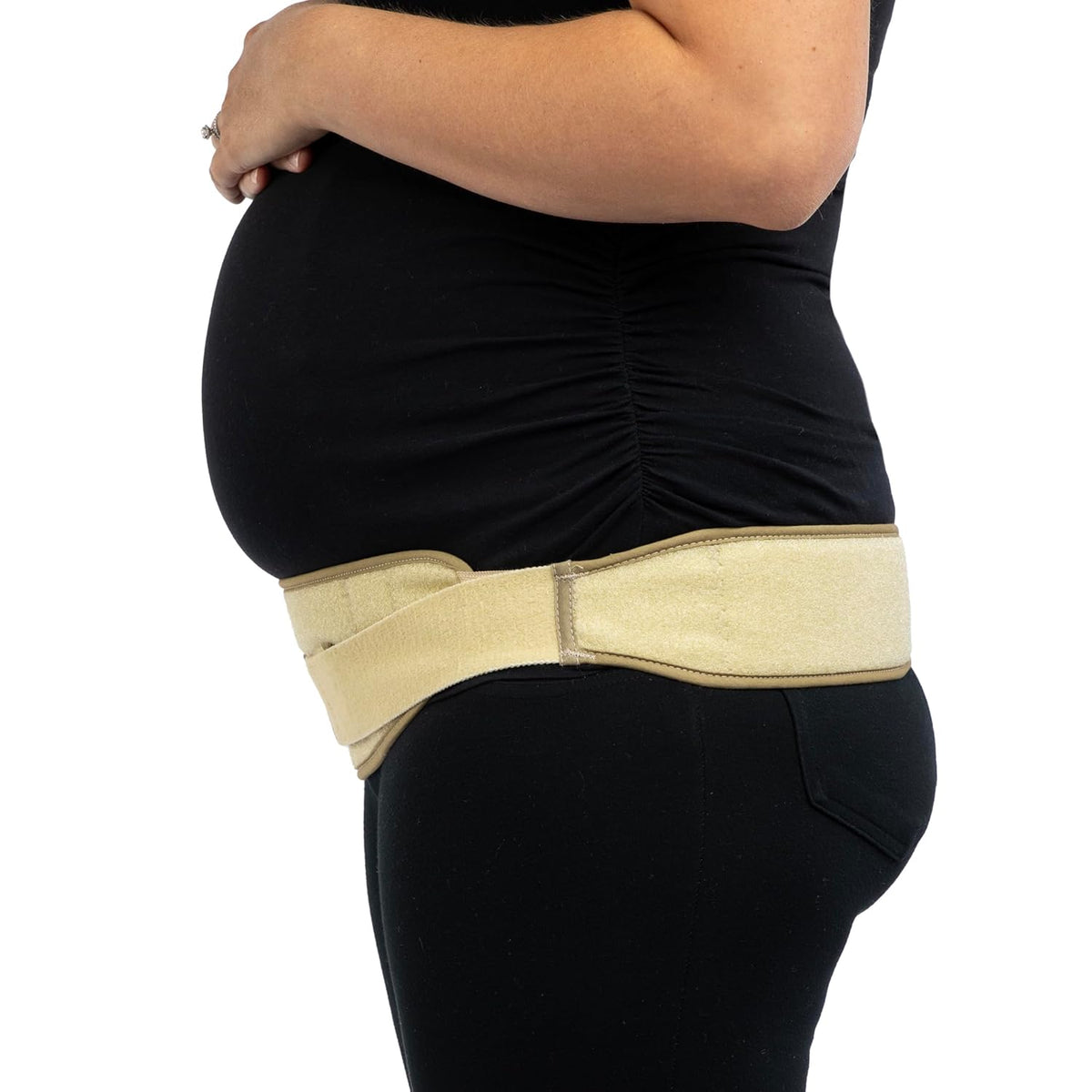 Maternity SI-LOC Support Belt – Comfortable Compression Pelvic Support Belt For Pregnancy and Postpartum SI Joint Belts for Women, Made in the USA – Small/Medium