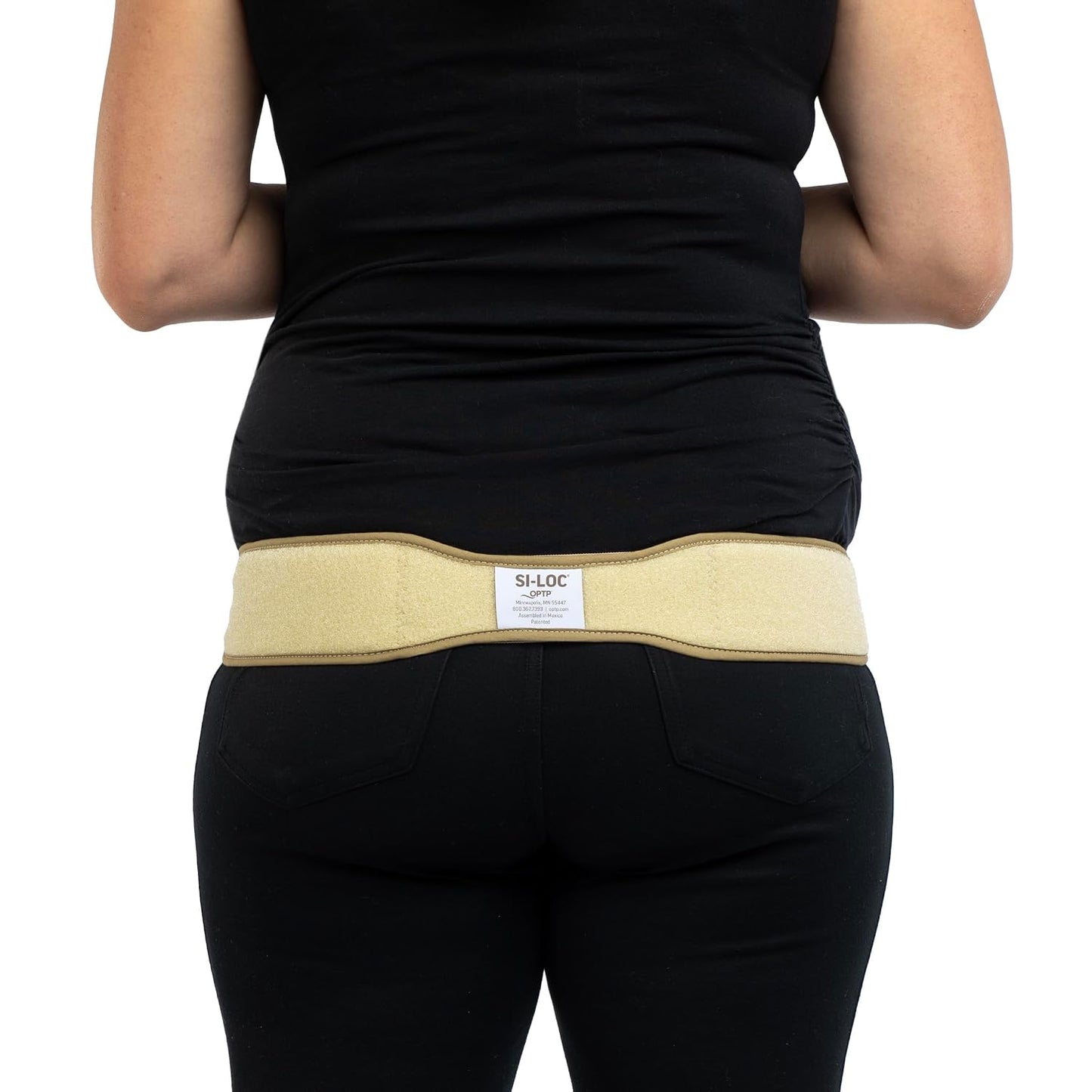 Maternity SI-LOC Support Belt – Comfortable Compression Pelvic Support Belt For Pregnancy and Postpartum SI Joint Belts for Women, Made in the USA – Small/Medium