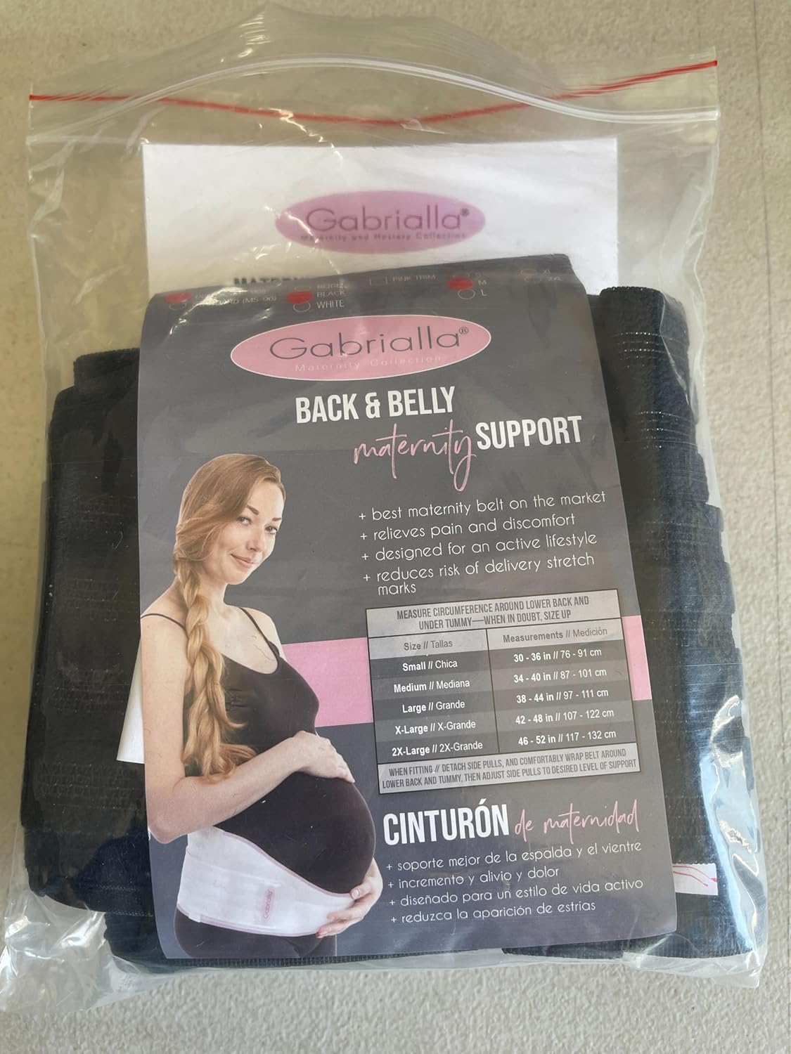 Cotton Lined Pregnancy Belly Band for Pregnant Women, Soft & Breathable, Pregnancy Must Haves Belly Support Band for Abdominal, Pelvic, Waist, Back Pain - Adjustable Maternity Support Belt