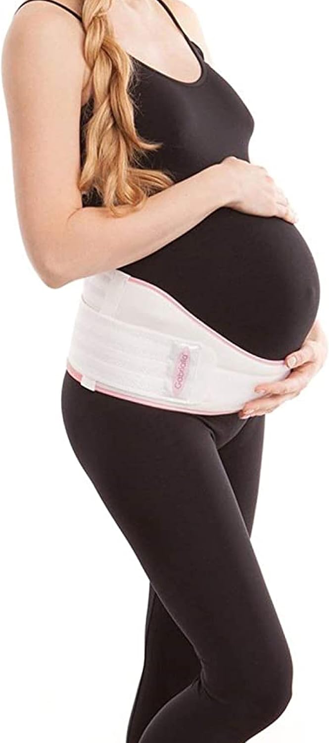 Cotton Lined Pregnancy Belly Band for Pregnant Women, Soft & Breathable, Pregnancy Must Haves Belly Support Band for Abdominal, Pelvic, Waist, Back Pain - Adjustable Maternity Support Belt