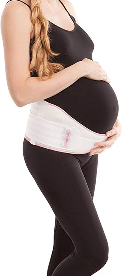 Cotton Lined Pregnancy Belly Band for Pregnant Women, Soft & Breathable, Pregnancy Must Haves Belly Support Band for Abdominal, Pelvic, Waist, Back Pain - Adjustable Maternity Support Belt