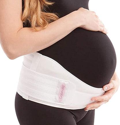 Cotton Lined Pregnancy Belly Band for Pregnant Women, Soft & Breathable, Pregnancy Must Haves Belly Support Band for Abdominal, Pelvic, Waist, Back Pain - Adjustable Maternity Support Belt
