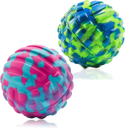 Deep Tissue Massage Ball for Exercise & Recovery - SGS Certification - Targets Back, Shoulder, Legs&Feet - Relieves Muscle Knots, Joint Pain&Tightness, Pressure Point Therapy- Myofascial Release Ball