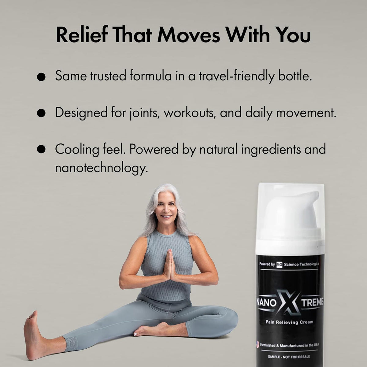 Pain Relief Cream, 3.3oz Tube