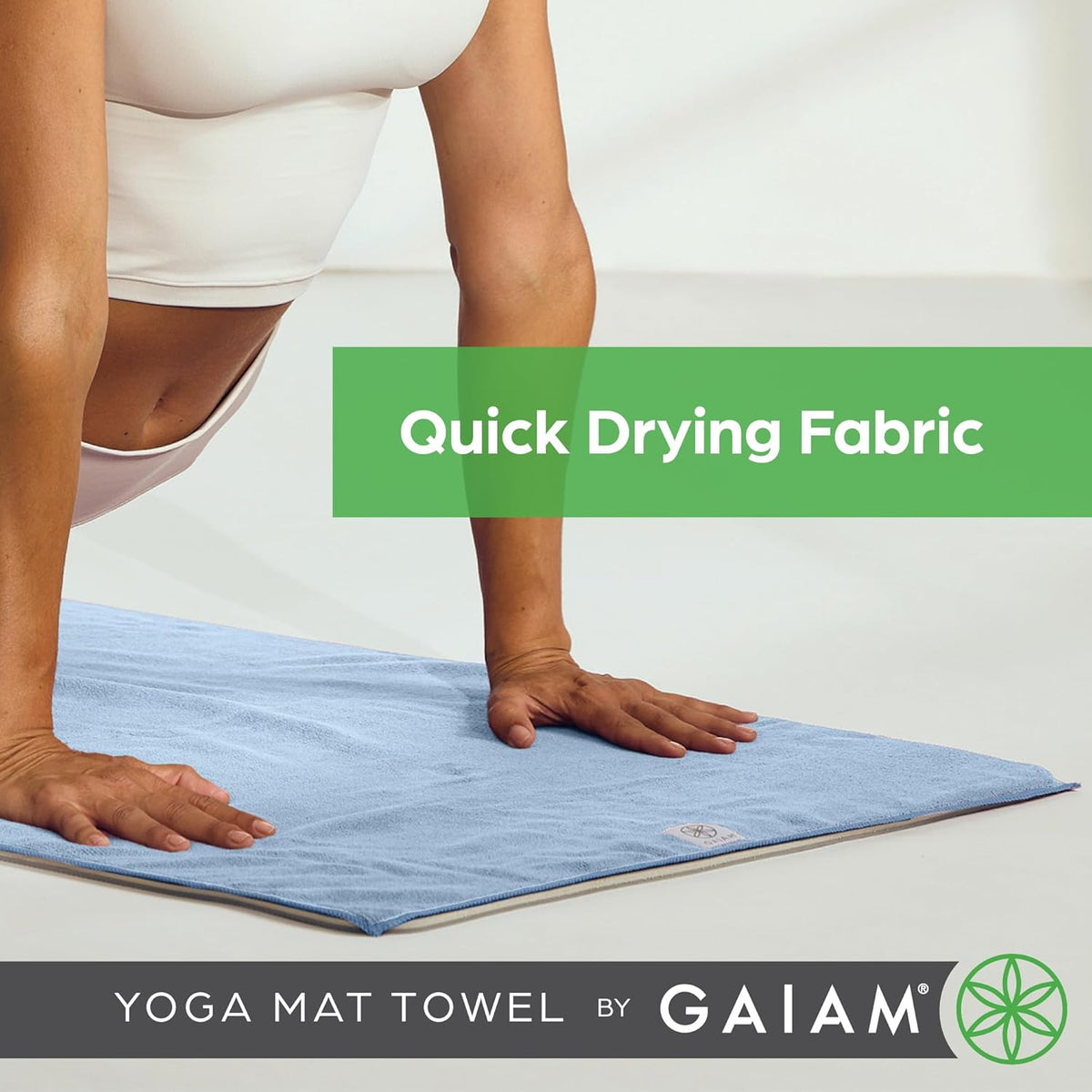 Yoga Mat Towel Microfiber Mat-Sized Yoga Towel for Hot Yoga