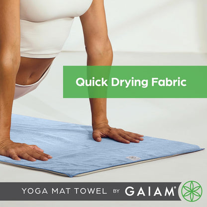 Yoga Mat Towel Microfiber Mat-Sized Yoga Towel for Hot Yoga