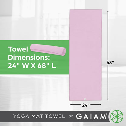Yoga Mat Towel Microfiber Mat-Sized Yoga Towel for Hot Yoga