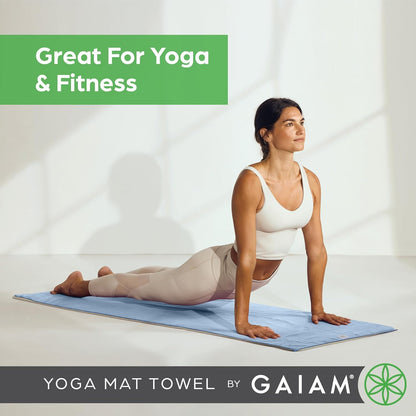 Yoga Mat Towel Microfiber Mat-Sized Yoga Towel for Hot Yoga