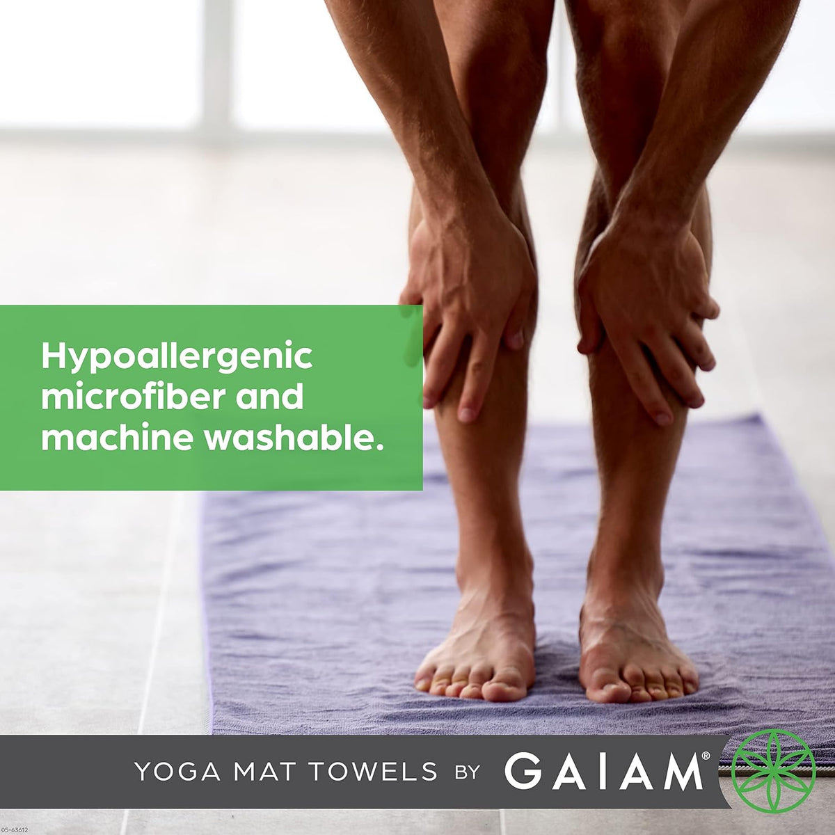 Yoga Mat Towel Microfiber Mat-Sized Yoga Towel for Hot Yoga