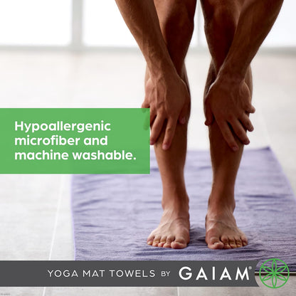Yoga Mat Towel Microfiber Mat-Sized Yoga Towel for Hot Yoga