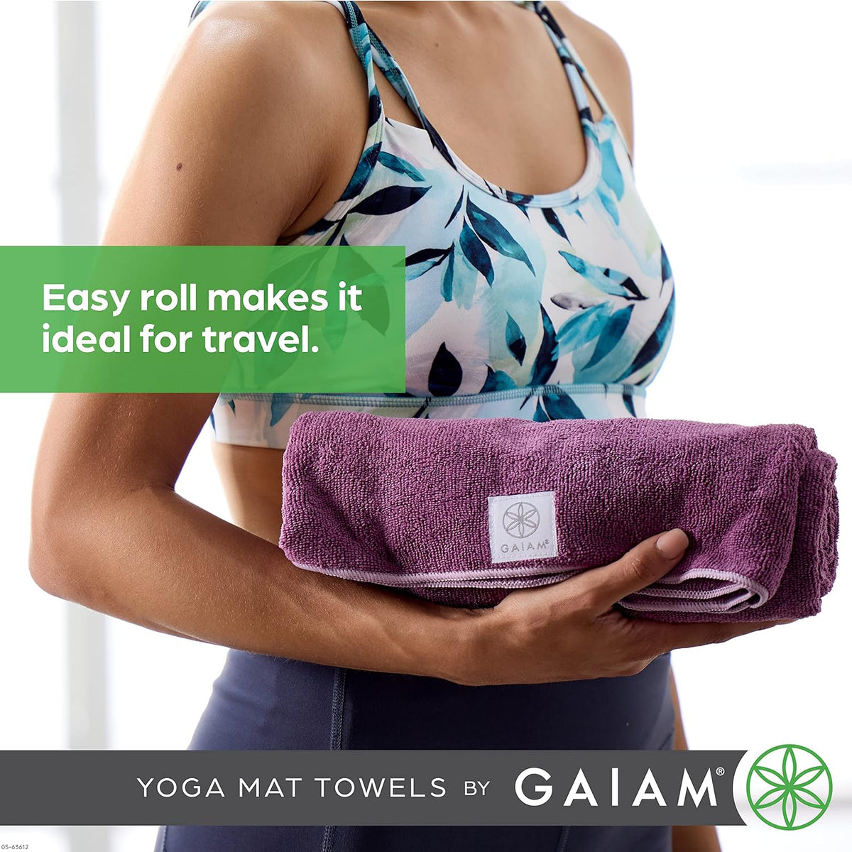 Yoga Mat Towel Microfiber Mat-Sized Yoga Towel for Hot Yoga