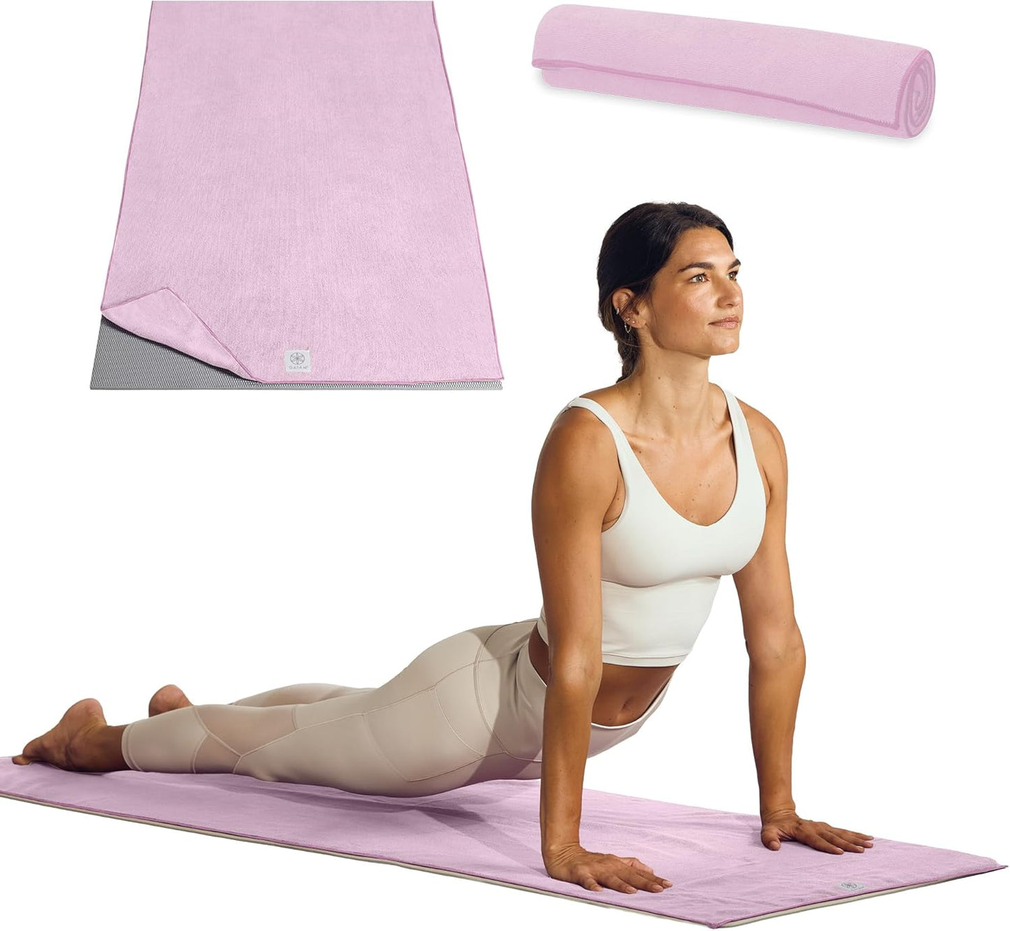Yoga Mat Towel Microfiber Mat-Sized Yoga Towel for Hot Yoga