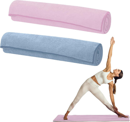 Yoga Mat Towel Microfiber Mat-Sized Yoga Towel for Hot Yoga